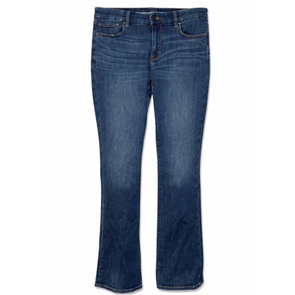 American Eagle Curvy Skinny Kick Next Level Stretch Women's Blue Bootcut Jeans